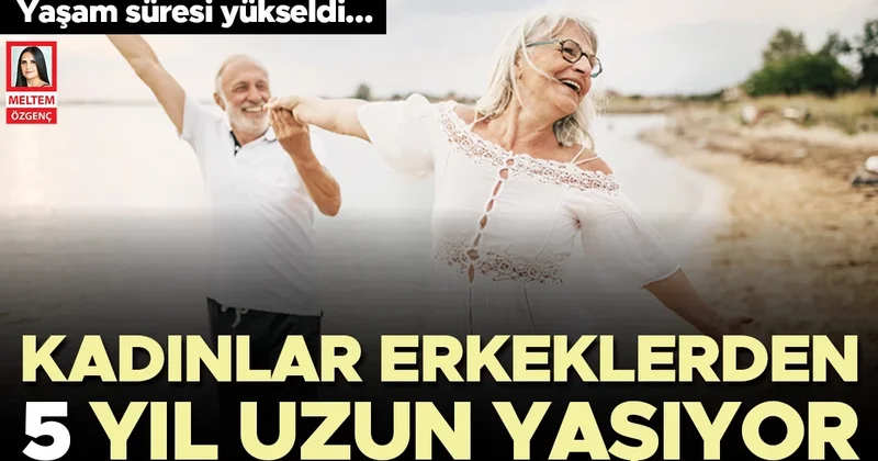 Kadınlar erkeklerden 5 yıl uzun yaşıyor