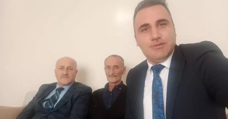 Aydıntepe’de emekli öğretmene vefa ziyareti