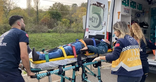 Gerze de motosikletin bariyere çarpması sonucu 1 kişi yaralandı Sinop Haberleri