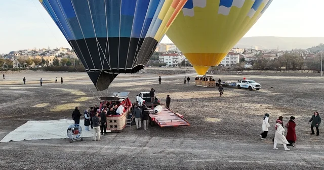 Sıcak Hava Balonları öğretmenler ile havalandı Nevşehir Haberleri