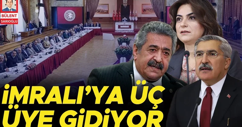 İmralı’ya üç üye gidiyor
