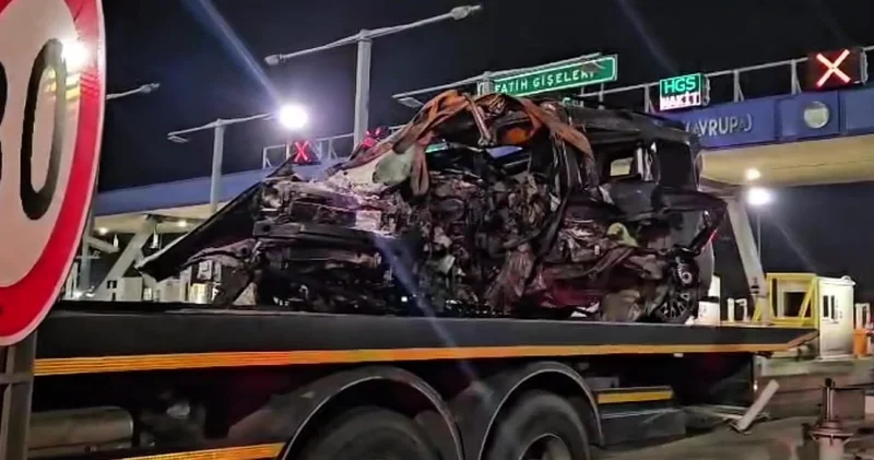 Kuzey Marmara Otoyolu gişelerinde feci kaza