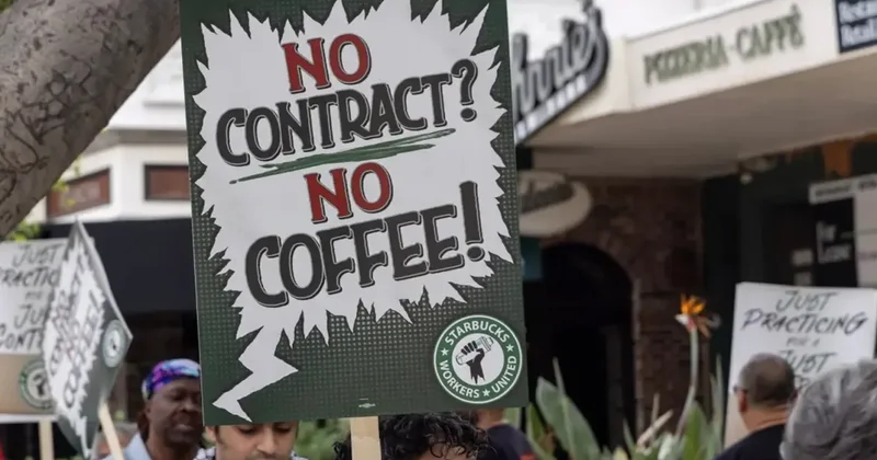 ABD deki Starbucks Çalışanlarından Ülke Geneli Grev: Komünist Başkan dan Tam Destek