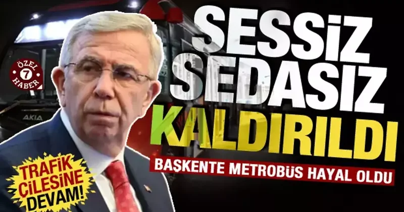 Ankara trafiğine çözüm olarak sunulmuştu: Mansur Yavaş ın metrobüs vaadi rafa kaldırıldı