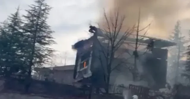 Ankara’da 200 yıllık tarih küle döndü VİDEO İZLE