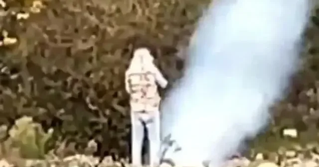 Zonguldak’ta iş makinesinin zarar verdiği doğalgaz hattından fışkıran gaz büyük panik yaşattı VİDEO İZLE