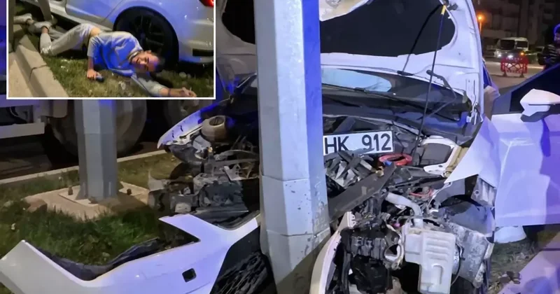 Aynı yolda yarım saatte iki kaza! Yaralı sürücünün ilk sözü herkesi şaşırttı
