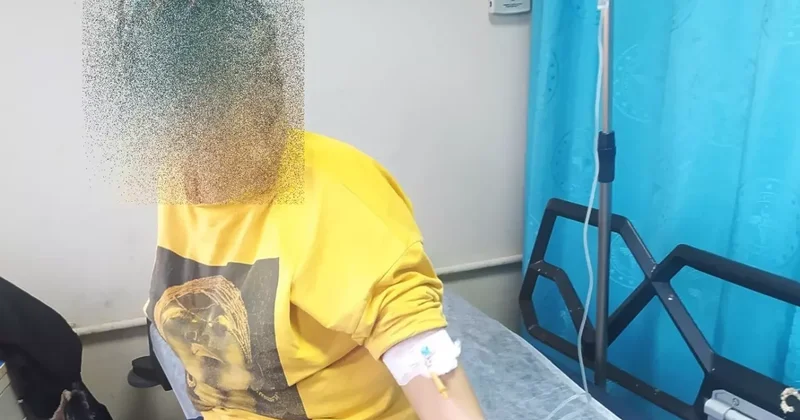 Sucuklu tost yiyen anne ile oğlu hastanelik oldu