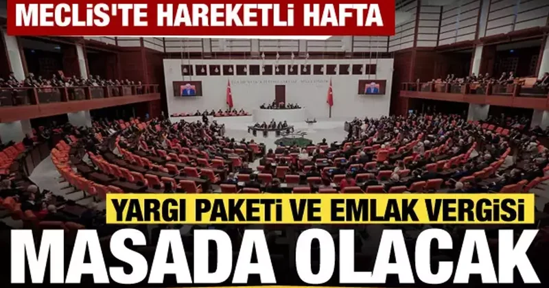 Meclis te gündem tüm hafta yoğun olacak! Masada 2 önemli konu var
