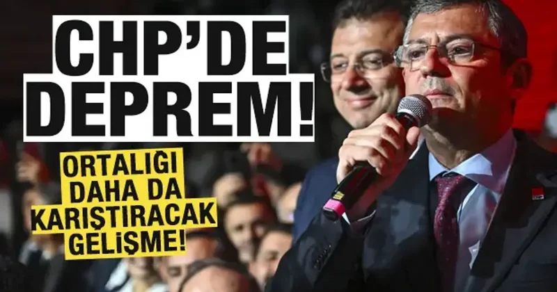 CHP yi sarsacak gelişme! Ortalığı karıştıracak iddia!