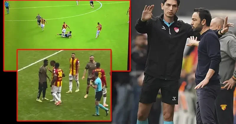 Göztepe Kocaelispor maçında kırmızı kart gerginliği! Hakem 2 kez VAR a gitti Fanatik Gazetesi Futbol Haberleri Spor