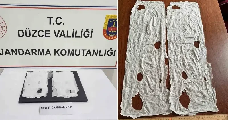 Akıllara durgunluk veren yöntem: Uyuşturucu saklayan şahıs dinlenme tesisinde yakalandı Düzce Haberleri