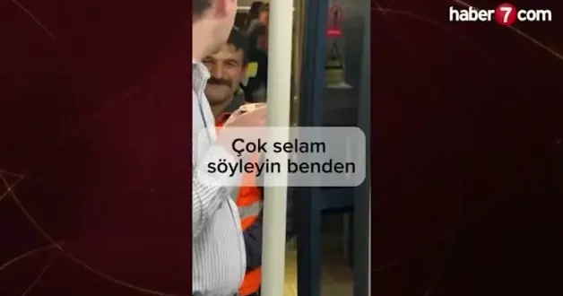 Havalimanı çalışanının Umre yolcularından duygulandıran selam