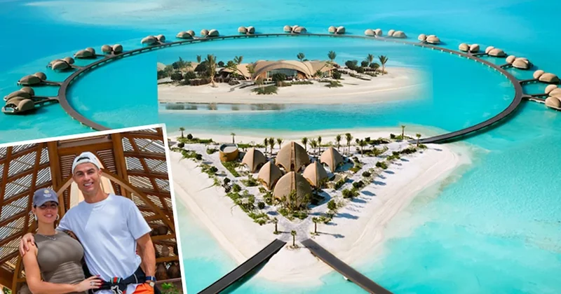 Araplar Ronaldo ya özel ada yaptı! Kızıldeniz in ortasında 2 villa... Sözcü Gazetesi