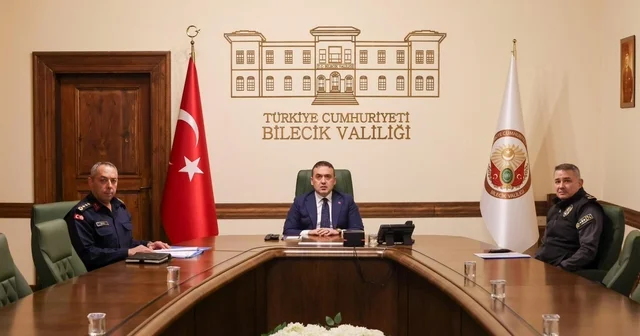 Vali Sözer, Yeni Yıl Tedbirlerine İlişkin Hazırlık ve Koordinasyon Toplantısı na katıldı Bilecik Haberleri