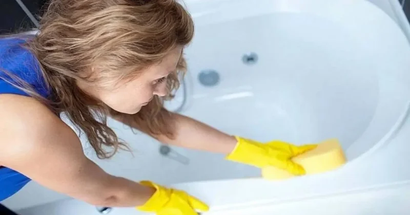 Küvetteki sarı lekeleri 10 dakika içinde kaybeden basit yöntem Sözcü Gazetesi