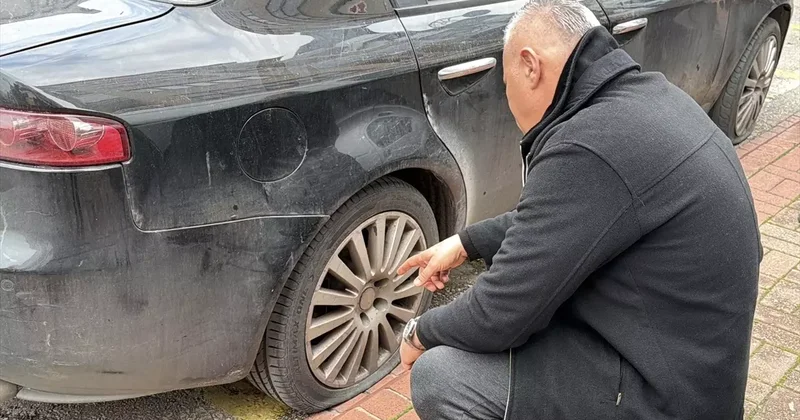 Alanya da 20 Araç Lastiği Kesildi
