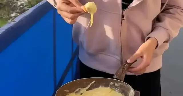 Gazze de Karadeniz lezzeti: Yaptığı kuymakla Türkiye ye selam gönderdi VİDEO İZLE