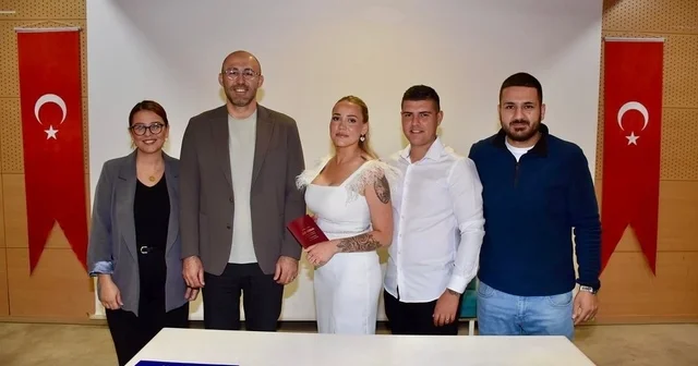 Germencik te bir yılda 310 çift mutluluğa evet dedi Aydın Haberleri