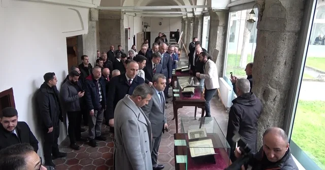 Amasya dan İstanbul a Şeyh Hamdullah Yazma Eser Sergisi açıldı Amasya Haberleri