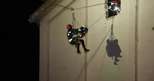 Tekirdağ da gerçeğini aratmayan arama kurtarma tatbikatı Tekirdağ Haberleri