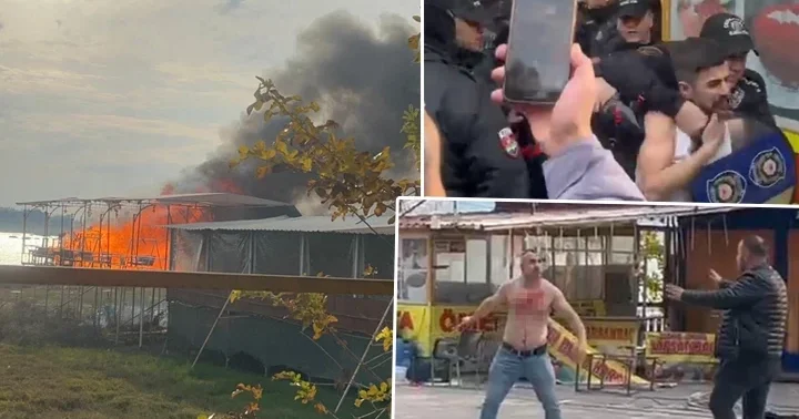 Adana da yıkım gerginliği! Bazı kişiler direnip iş yerini yaktı... Çok sayıda gözaltı var