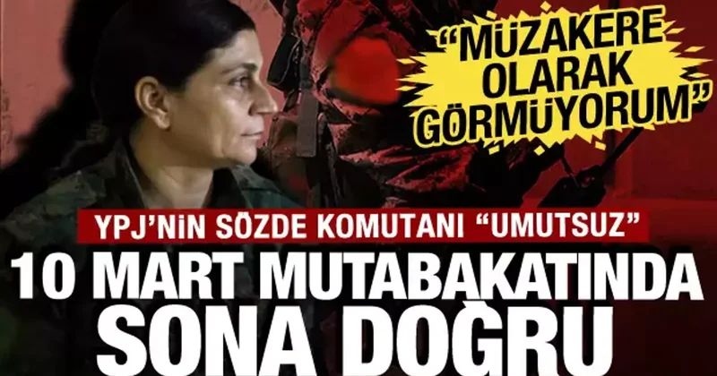 YPJ nin sözde komutanından 10 Mart mutabakatı açıklaması: Müzakere olarak görmüyorum...
