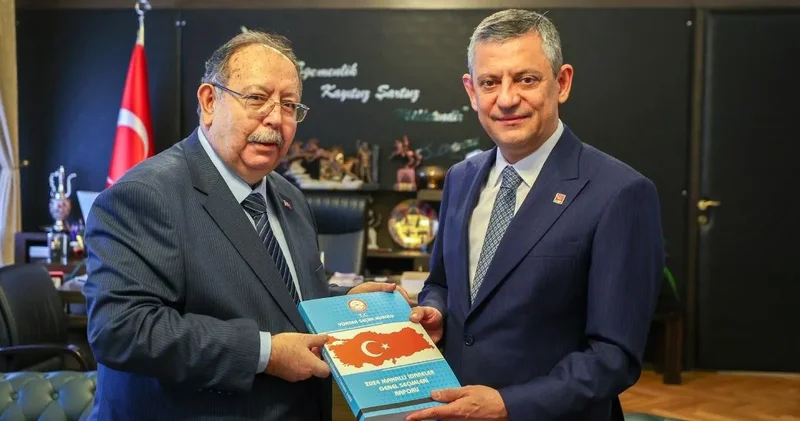 Özgür Özel ve YSK Başkanı Yener TBMM de bir araya geldi