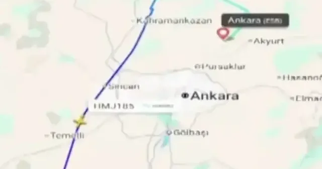 Ankara da Libya Genelkurmay Başkanı nı taşıyan özel jetle radar bağlantısı kesildi VİDEO İZLE