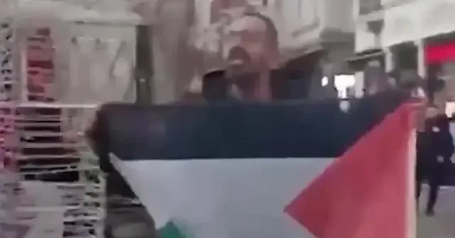 Filistin aktivistleri İstanbul da Hanuka Bayramı nın kutlanmasına geçit vermedi VİDEO İZLE