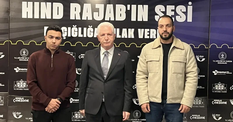 Şehit Hind Receb in ailesi İstanbul daki film gösteriminde yer aldı