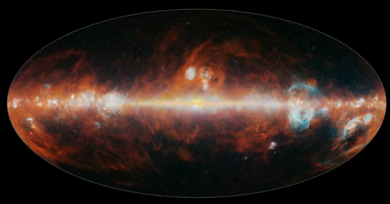 Kozmik geçmişe yolculuk: NASA gökyüzünün ilk tam haritasını çıkardı