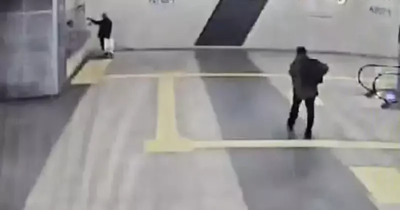 ABB: Gar İstasyonu nda bir kişinin yangın alarmını devreye aldığı tespit edilmiştir