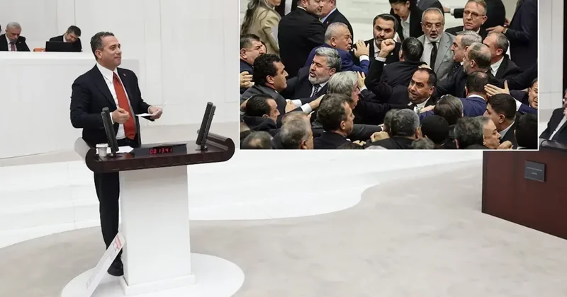 Meclis teki yumruklu kavga sonrası CHP den özür