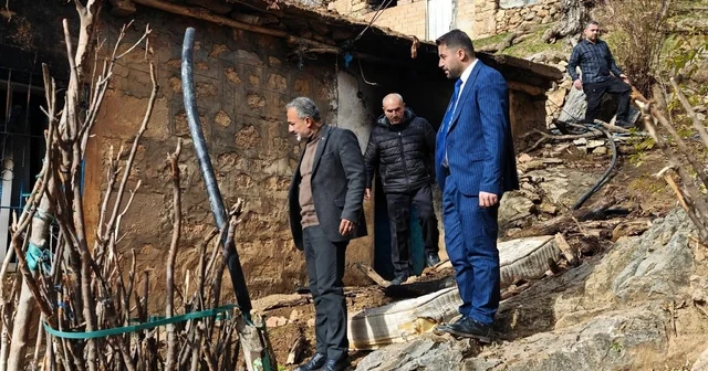 Sason da yangın mağduru aileye destek Batman Haberleri