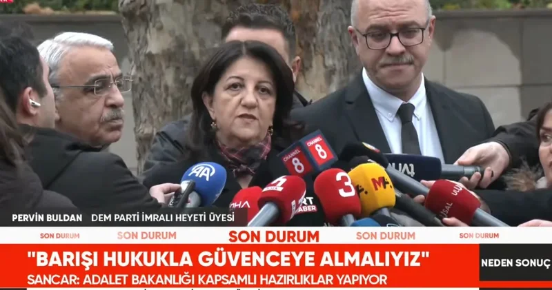 Son Dakika Yılmaz Tunç ile görüşen İmralı Heyeti nden ilk açıklama!