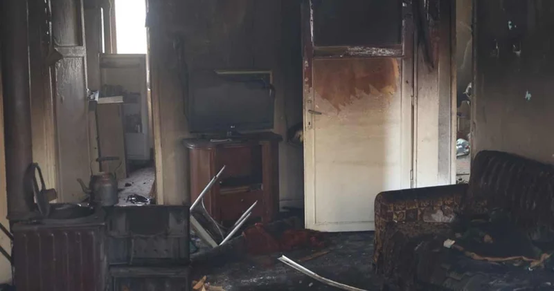 84 yaşındaki kadın sobadan çıkan yangında hayatını kaybetti