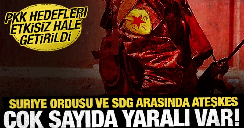 Suriye ordusu ile YPG/PKK arasında ateşkes sağlandı: 2 sivil öldü, 13 kişi yaralandı!