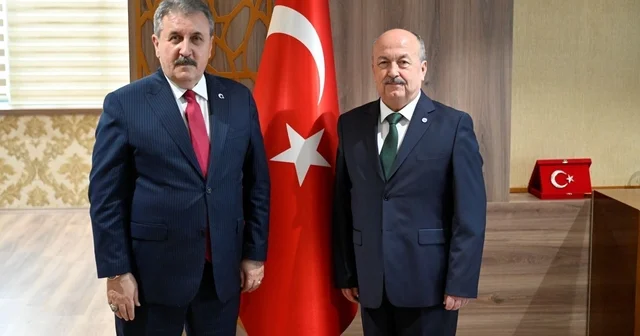 BBP Genel Başkanı Destici den UÜ Rektörü Demir e hayırlı olsun ziyareti Uşak Haberleri