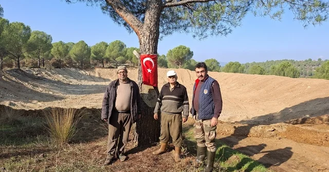 Salihli Kurttutan da hayvanlar ve yangın için HİS göleti Manisa Haberleri