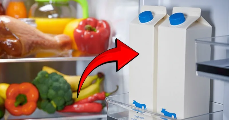 Sütü buzdolabının yan bölümüne koyuyorsanız eğer derhal vazgeçin Sözcü Gazetesi