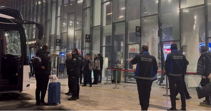 Trabzon da terminalde otobüsün çarptığı çocuk yaralandı