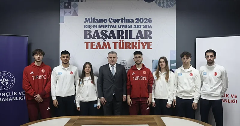 Bakan Bak 2026 Kış Olimpiyatları na katılacak milli sporcuları kabul etti!