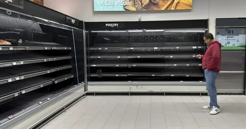 200 bin kişiyi etkileyecek! ABD de marketler boşaldı, uçuşlar iptal... Evde kalın çağrısı!