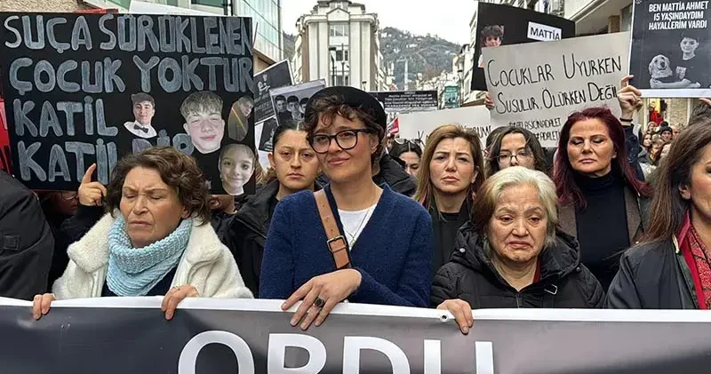 Yasemin Minguzzi, Ordu’da ‘Çocuklar için adalet’ yürüyüşüne katıldı