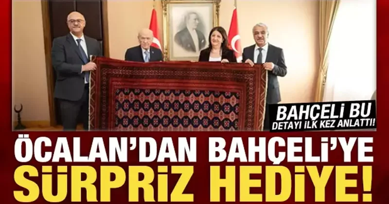 Terör örgütü PKK lideri Öcalan’dan Bahçeli’ye sürpriz hediye!