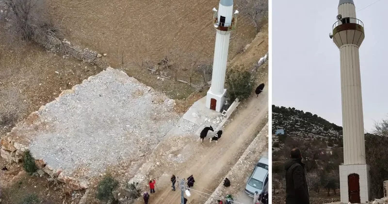 Cemaat, imam, minare var fakat cami yok