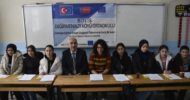 Bitlisli köy okulu öğrencilerine Avrupa yolu açıldı Bitlis Haberleri