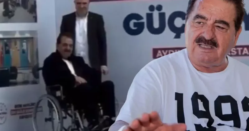 İbrahim Tatlıses, tekerlekli sandalyede Cumhurbaşkanı Erdoğan ı bekledi