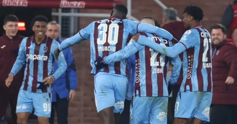 Trabzonspor, zirve yarışından kopmadı